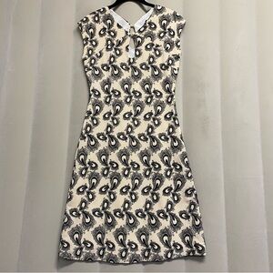 Tocca Women’s Dress Size 2 Silk Wool Paisley Shift Designer Quiet Luxury